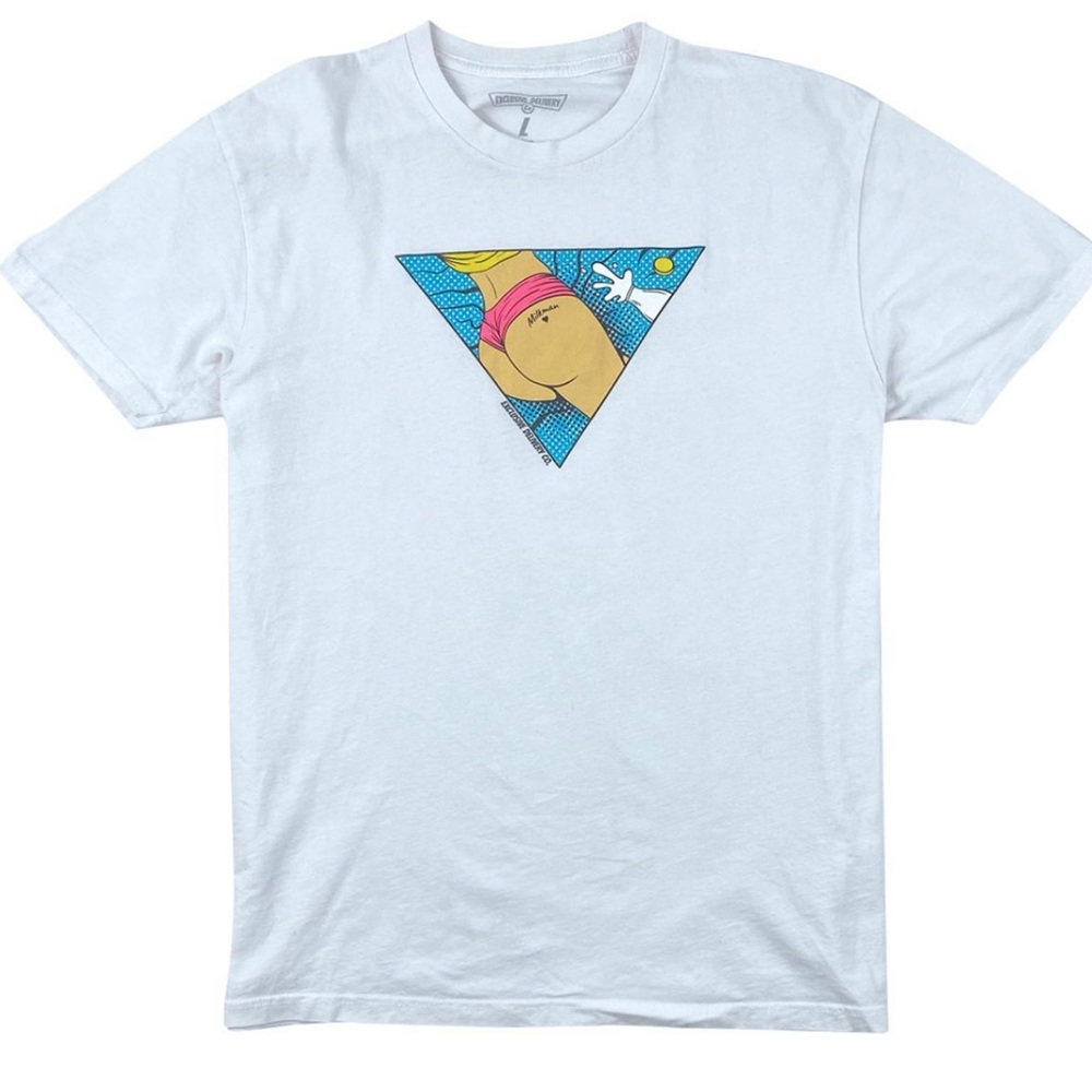 Exclusive Delivery streetwear brand graphic T mens L